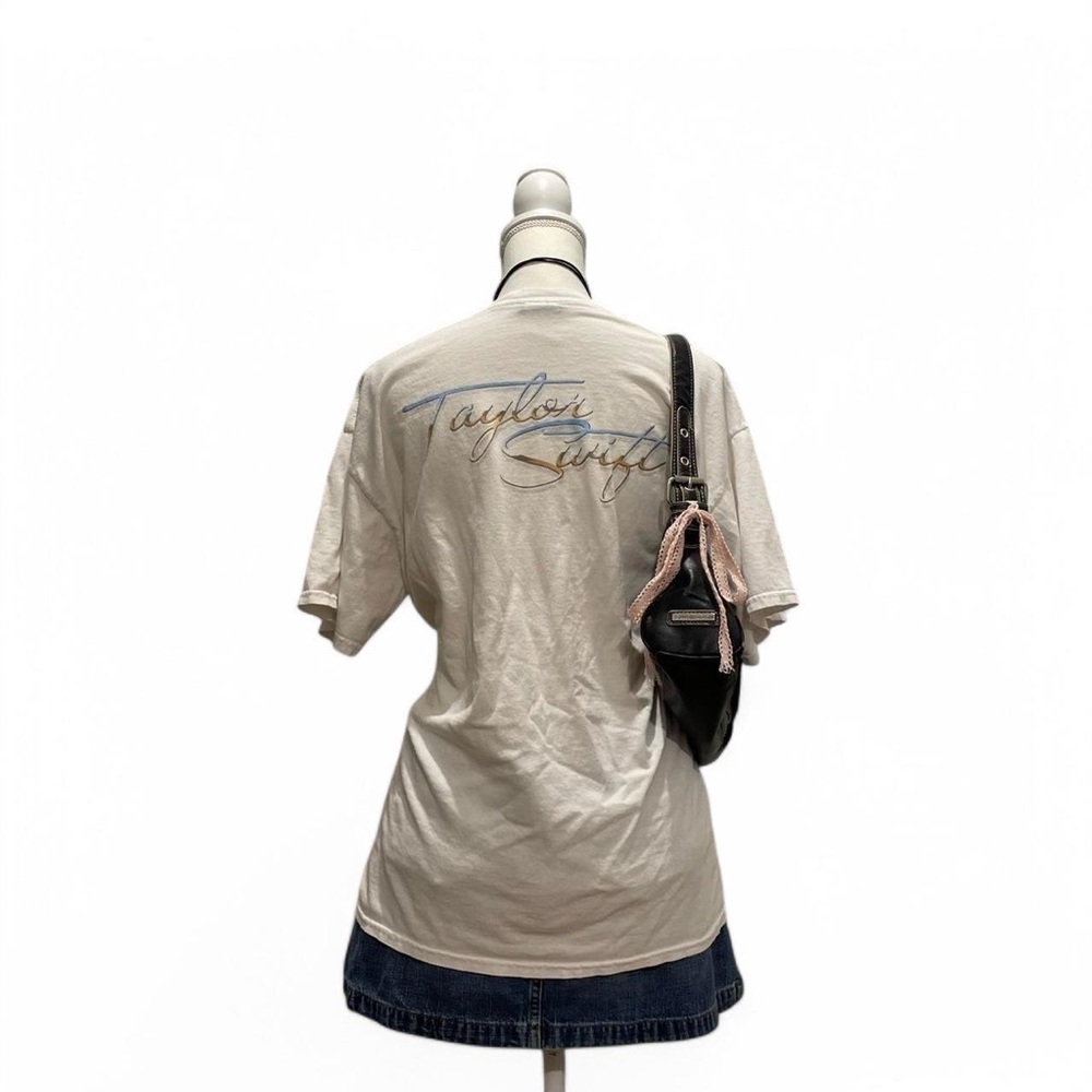 Graphic T-Shirt with Denim Skirt - Picture 3 of 7